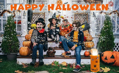 Load image into Gallery viewer, KYUKUDZ Halloween Bubble Machine Portable Automatic Lights Spooky Sound
