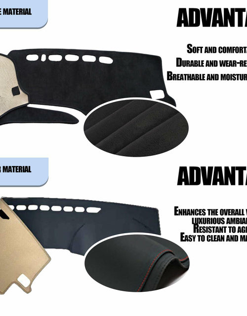 Load image into Gallery viewer, Dash Cover Audi Q5 2009-2025 Black Polyester Flannel Dashboard Protector
