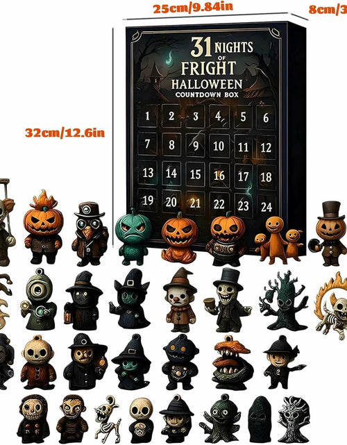 Load image into Gallery viewer, quisenti 31 Days of Halloween Horror Countdown Box 2025 Black 320g
