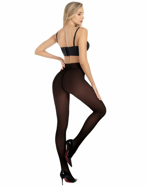 Load image into Gallery viewer, Aaronano Fleece Lined Thermal Warm Leggings Brown Size XS
