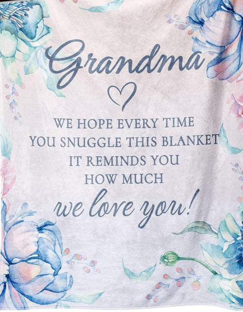Load image into Gallery viewer, HEIFAM Retirement Blanket Grandma Gift 60x80 Purple Flannel
