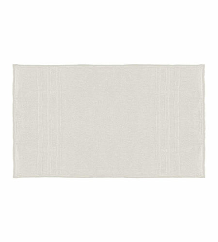 Mosobam Luxury Turkish Bath Mat 20x34 White 1000 GSM Bamboo Viscose Cotton