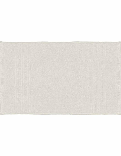 Load image into Gallery viewer, Mosobam Luxury Turkish Bath Mat 20x34 White 1000 GSM Bamboo Viscose Cotton
