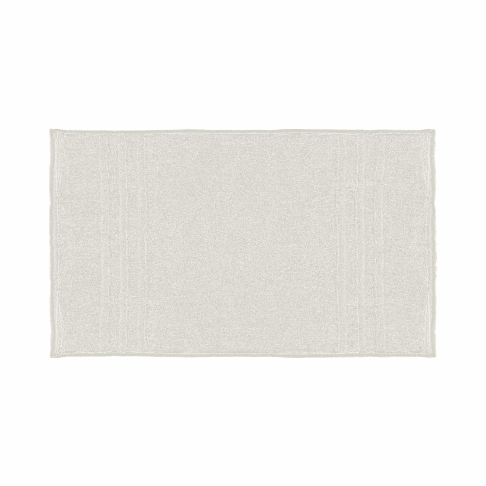 Mosobam Luxury Turkish Bath Mat 20x34 White 1000 GSM Bamboo Viscose Cotton