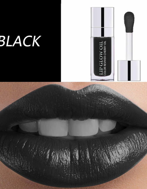 Load image into Gallery viewer, Sea-Maid Plumping Lip Gloss Tinted Balm Big Brush 1.01 Fl Oz Black
