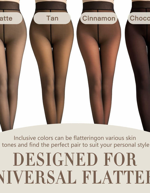 Load image into Gallery viewer, Aaronano Fleece Lined Thermal Warm Leggings Brown Size XS
