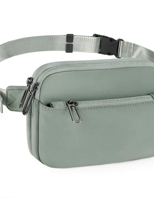 Load image into Gallery viewer, ZORFIN Fanny Pack Crossbody Belt Bag Adjustable Strap Camo Black One_Size
