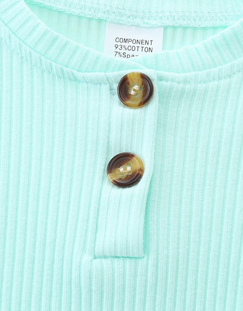 Load image into Gallery viewer, Hikido Baby Romper Cotton Onesie Toddler 12-18 Months Sky Green Size 12-18M
