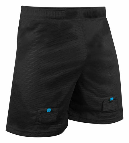 CHAMPRO Rink Textured Polyester Mesh Shorts Black Size S
