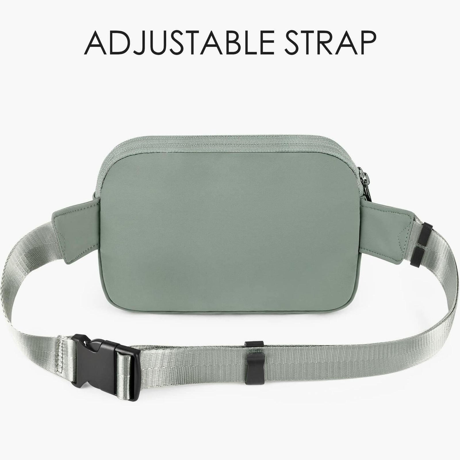 ZORFIN Fanny Pack Crossbody Belt Bag Adjustable Strap Camo Black One_Size