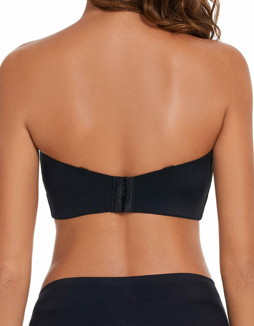 Load image into Gallery viewer, Woobilly Strapless Non Padded Push Up Convertible Bra Black Size 44F
