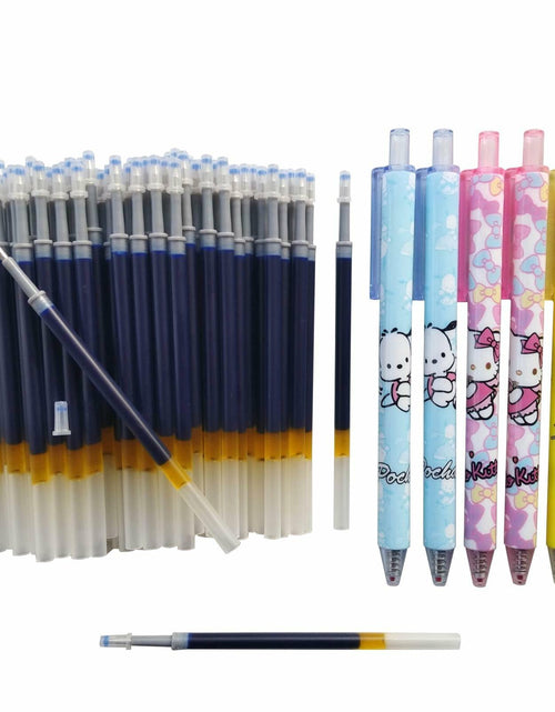 Load image into Gallery viewer, Twokiln Gel Ink Pen Refills Black 0.5mm 80 Pcs Smooth Writing
