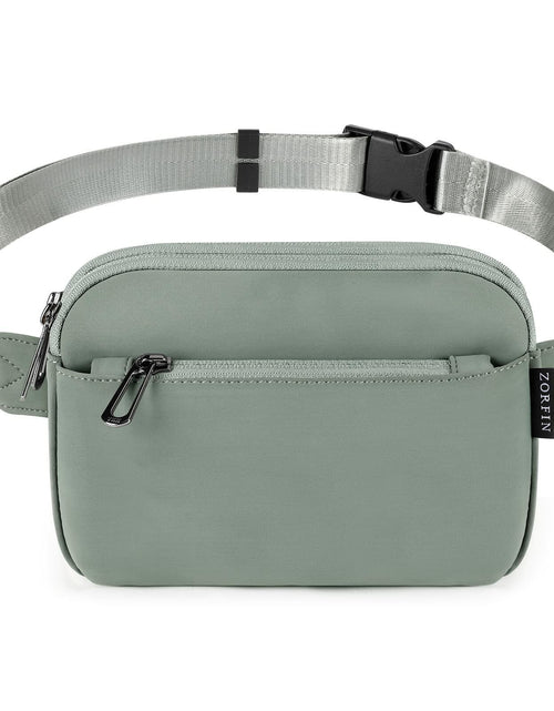 Load image into Gallery viewer, ZORFIN Fanny Pack Crossbody Belt Bag Adjustable Strap Camo Black One_Size
