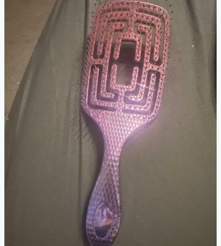 Candybrush Detangling Wet Hair Brush Soft Bristles Anti Static Romantic Amethyst