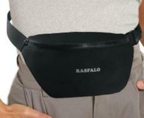 Load image into Gallery viewer, Rasfalo Fanny Pack Crossbody Bag Adjustable Belt Large Black Style 02

