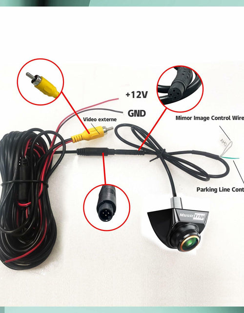 Load image into Gallery viewer, musictrip Universal AHD 1080P Car Backup Camera 180° Fisheye Night Vision
