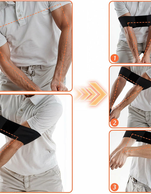 Load image into Gallery viewer, Mabor Golf Swing Training Aid Elastic Nylon Connection Band Black
