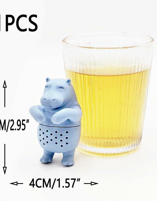 Load image into Gallery viewer, HADEWEITE 2pcs Silicone Tea Infuser Loose Leaf Strainer Gloves + Socks Set
