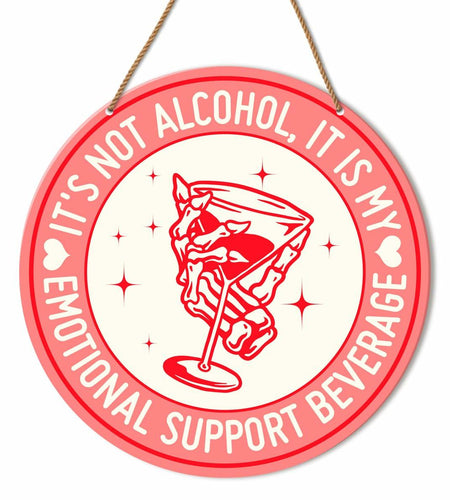 HSNBT Pink Home Bar Sign Decor Funny Drinking Wall Hanging Gift for Women