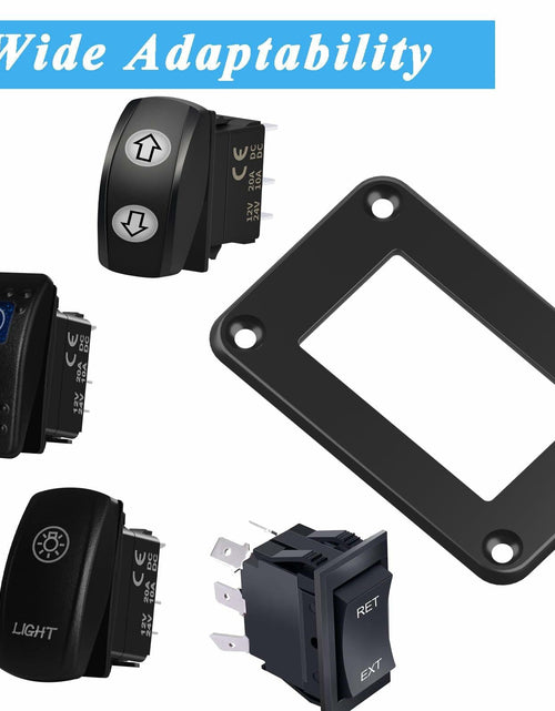 Load image into Gallery viewer, CECINIR 1 Way Zinc Alloy Silver Flush Mount Panel Button Switch Holder
