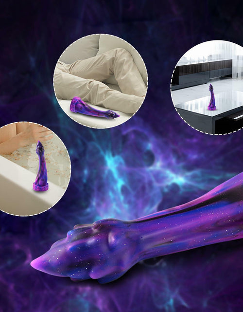 Load image into Gallery viewer, HISDOJIP 7.7in Liquid Silicone Dragon Anal Plug Trainer Purple Suction Cup
