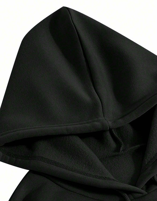 Load image into Gallery viewer, LilyCoco Women's Oversized Graphic Hoodie Sweatshirt Black Size L
