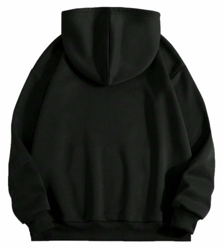LilyCoco Women's Oversized Graphic Hoodie Sweatshirt Black Size L