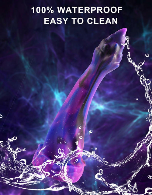 Load image into Gallery viewer, HISDOJIP 7.7in Liquid Silicone Dragon Anal Plug Trainer Purple Suction Cup
