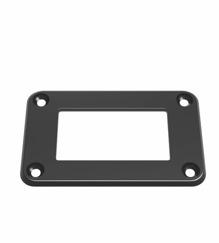 CECINIR 1 Way Zinc Alloy Silver Flush Mount Panel Button Switch Holder
