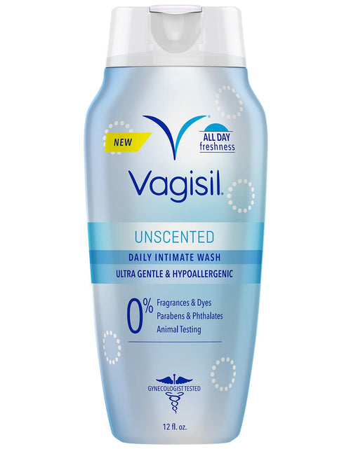 Load image into Gallery viewer, Vagisil Feminine Wash pH Balanced Gynecologist Tested Unscented 12 oz Pack 1
