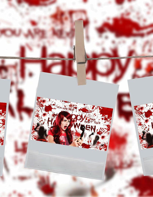 Load image into Gallery viewer, YYNXSY Halloween Photography Backdrop Red 10x8ft Spooky Ghost YY-3040
