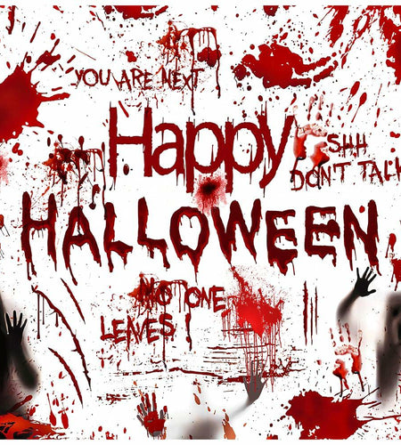 YYNXSY Halloween Photography Backdrop Red 10x8ft Spooky Ghost YY-3040