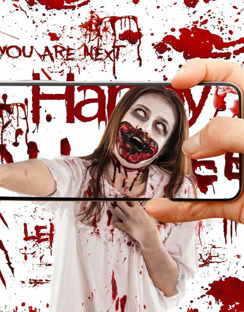 Load image into Gallery viewer, YYNXSY Halloween Photography Backdrop Red 10x8ft Spooky Ghost YY-3040
