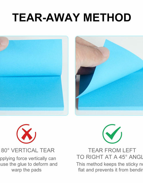 Load image into Gallery viewer, Yamlnke Sticky Notes 3x3in Self-Stick Pads 8 Bright Colors 18 Pads
