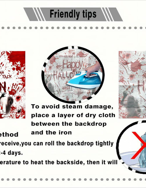 Load image into Gallery viewer, YYNXSY Halloween Photography Backdrop Red 10x8ft Spooky Ghost YY-3040
