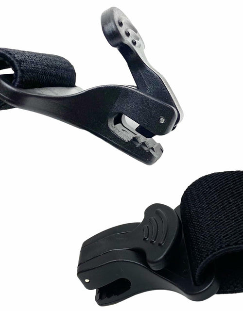 Load image into Gallery viewer, PDRMZRT Y Back Invisible Suspenders Men Big Tall Clips Black Size One Size
