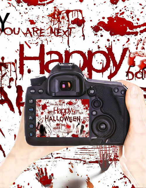 Load image into Gallery viewer, YYNXSY Halloween Photography Backdrop Red 10x8ft Spooky Ghost YY-3040
