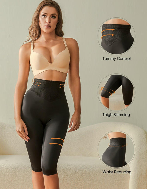 Load image into Gallery viewer, Yeblues High Waisted Shapewear Shorts Women Black Size 3XL

