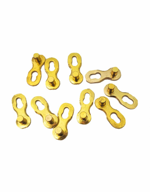 Load image into Gallery viewer, KALIDESHON 11 Speed Bicycle Chain Master Link Metal Durable Gold 4 Pack
