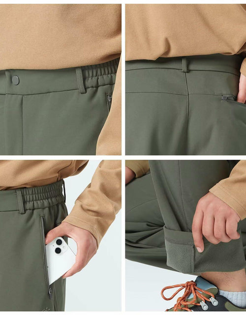 Load image into Gallery viewer, tectop Men's Hiking Cargo Pants Quick-Dry Water-Resistant Gray Size XXL
