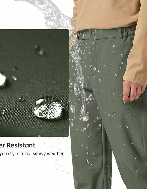 Load image into Gallery viewer, tectop Men's Hiking Cargo Pants Quick-Dry Water-Resistant Gray Size XXL
