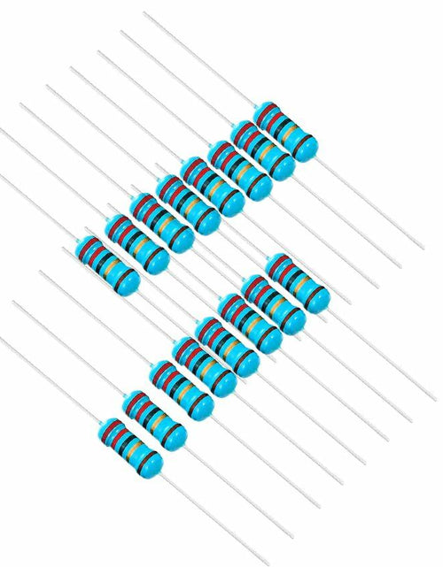Load image into Gallery viewer, Jiefafa 5.1Ω 1/4W 1% Metal Film Resistor 0.01MF 300pcs Lead Material
