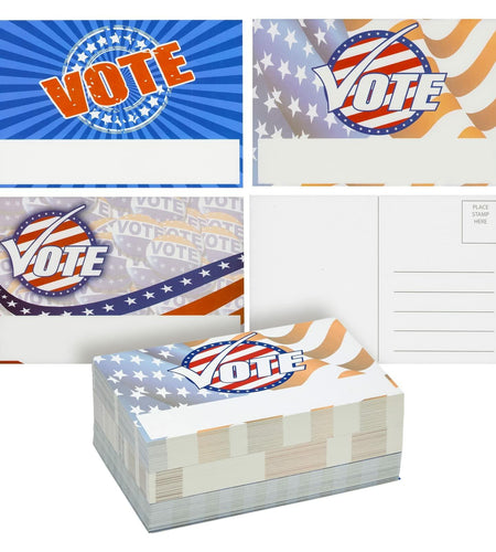 Sustainable Greetings Vintage Postcard Set 120ct 4x6 Patriotic Multi-Design