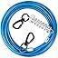 Load image into Gallery viewer, HaiYUAN Dog Tie Out Cable Steel Wire with Clips Blue 10-30 FT Heavy Duty
