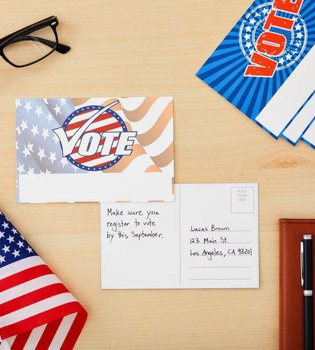 Sustainable Greetings Vintage Postcard Set 120ct 4x6 Patriotic Multi-Design
