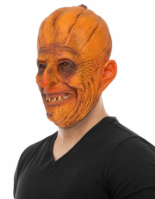 Load image into Gallery viewer, stepsin Scary Pumpkin Mask Full Head Latex Halloween Cosplay Monster
