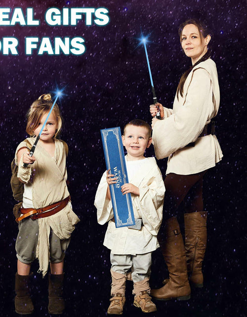Load image into Gallery viewer, KingVows Light Up Magic Wand 14.3'' Rechargeable Blue Lighting
