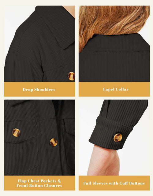 Load image into Gallery viewer, WULFUL Girl's Corduroy Button Down Jacket Brown Fall Outerwear Size 5-6Y
