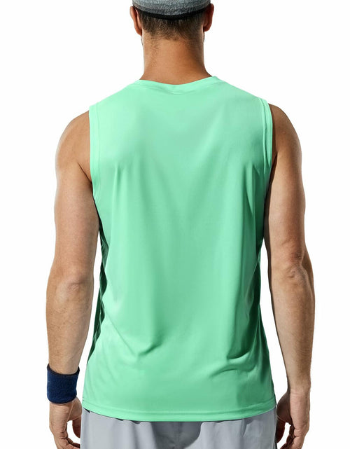 Load image into Gallery viewer, Haimont Sleeveless Workout Shirt UPF 50+ Quick Dry Orange Size XXL
