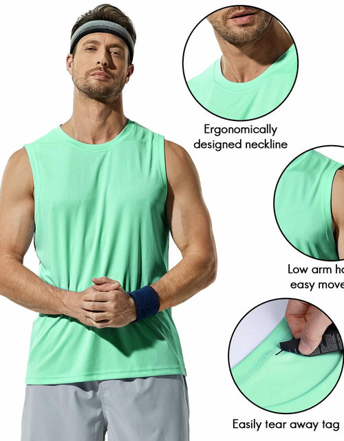 Load image into Gallery viewer, Haimont Sleeveless Workout Shirt UPF 50+ Quick Dry Orange Size XXL
